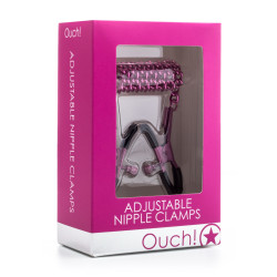Ouch! Pince-tétons ajustables Nip Secrets Roses